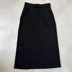 ユニクロ　ナロースカート　フロントスリット