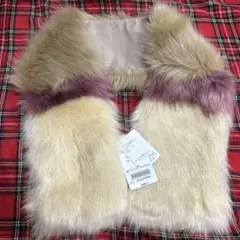 新品　オリーブデオリーブ　OLIVE des OLIVE 配色切替えマフラー