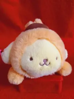 【 サンリオ 】ふんわりうさぎ ポムポムプリン ぬいぐるみ / タグなし