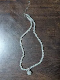 ホワイトパール 2重ネックレス