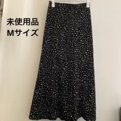 しまむら ドット フレア　ロングスカート　Mサイズ