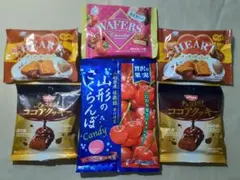 さくらんぼキャンディ◆チョコレートのお菓子 5点のサムネイル