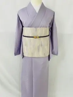 【お茶席用に】★★新品未使用　洗える紋意匠色無地(ポリ100%)Lサイズ★★