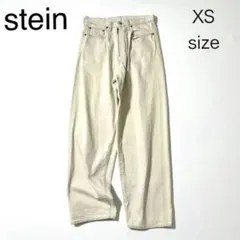 2026年最新】stein デニムカラー：ホワイト メンズ ストレートデニムの