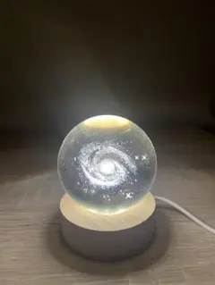 銀河デザイン クリスタルボール LEDライト