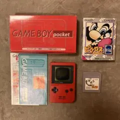 【ジャンク品】ゲームボーイ　ポケット　本体　ソフト2個