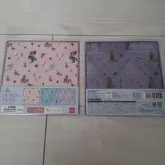 ディズニープリンセス デザインペーパー トレーシング　２つ