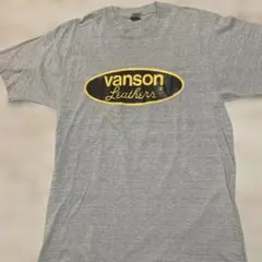 VANSONロゴフルーツタグUSA製プリントtシャツ美品サイズ表記Lのサムネイル