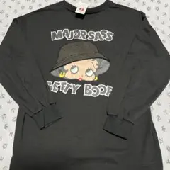 【新品未使用】ベティちゃん長袖Tシャツバックプリント MAJORSASS！
