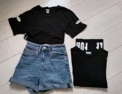ANAP Girl 、SISTER JENNI 半袖シャツ、H&M 半ズボン