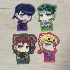 ジョジョワールド3　ダイカットステッカー　露伴 仗助 花京院 ジョルノ