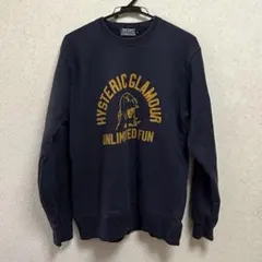 hysteric glamor ネイビー スウェット