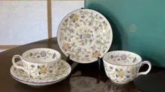 ミントン　ハドンホール　ブルー　ペア　C&S