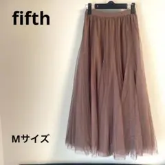【新品未使用】fifth チュールロングスカート