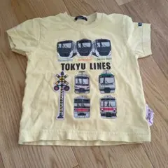 TOKYU LINES 電車プリント Tシャツ 100サイズ