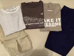 ZARA NORTH FACE Tシャツ＋ハーフパンツ 5点セット 150cm