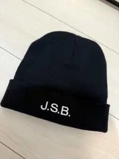 J.S.B. ニットキャップ ブラックのサムネイル