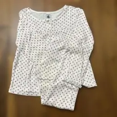 プチバトー 4ans104 赤い星柄 パジャマ