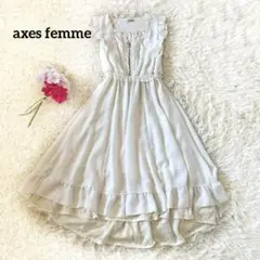 axes femme ジップデザインワンピース 森ガール Y2K フェアリー