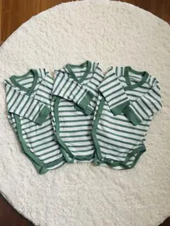 美品　ユニクロ　UNIQLO ベビー肌着 ボディスーツ 3枚セット サイズ60