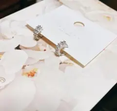 キラキラ　ピアス　ジルコニア