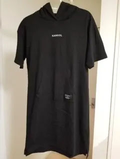 KANGOL 半袖 フード付きTシャツ ブラックのサムネイル