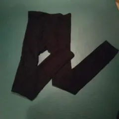 レギンス前開き　黒　防寒具