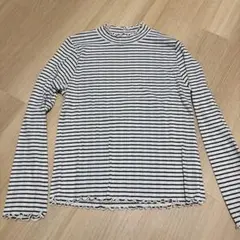 earth music&ecology ボーダー柄長袖Tシャツ Mサイズ