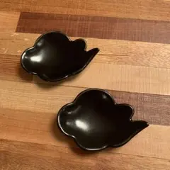 雲形　小皿　豆皿　有田焼　2枚セット
