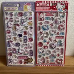 海外正規品 サンリオ ハローキティ うるちゅる立体シール 2枚