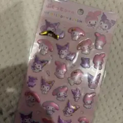 【大人気‼️未開封‼️】サンリオダイソーぷくっとシール マイメロ クロミ