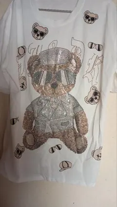 クマキラキラティシャツ