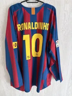 【正規品】FCバルセロナ 05-06 ユニフォーム　NO.10ロナウジーニョのサムネイル