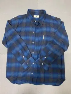 M エム チェックシャツ