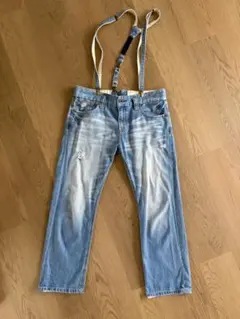 Westwood Outfitters サスペンダー付き デニムパンツのサムネイル