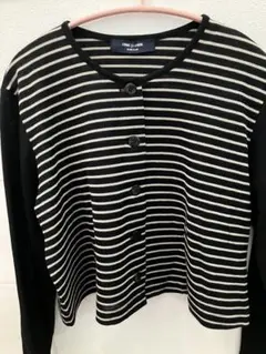 COMME CA DU MODE ボーダーカーディガンのサムネイル