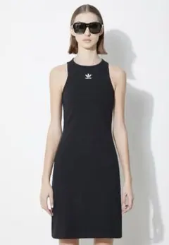 アディダスオリジナルス　ブラック ノースリーブ ワンピース