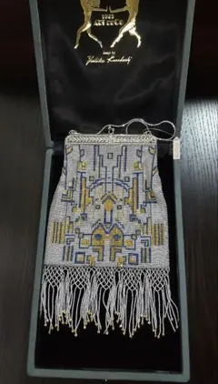 倉橋佳子　幾何学模様　メタルビーズ刺繍　アールデコ　銀座和光　倉橋潤子 P*t様 倉橋佳子・潤子伝承されるメタルビーズの世界 展覧会のご案内 | バッグ