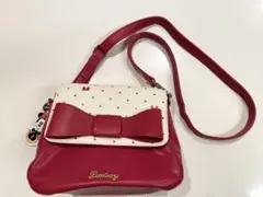 リンジィ　ディズニーコラボ　ミニーチャーム付きショルダーバックのサムネイル