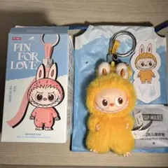 ◎ラブブ PIN FOR LOVE イニシャル 【Y】labubu