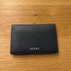 BEAMS 名刺入れ カードケース ネイビー