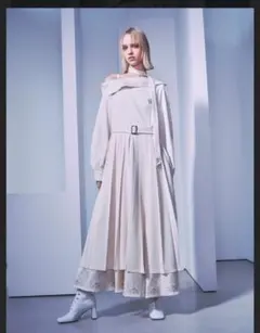 ★新品タグ付【NANA×HARE 】ワンショルダージャガードキリカエワンピース