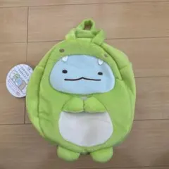 すみっコぐらしトカゲ　きょうりゅうになりきりダイカットバッグ