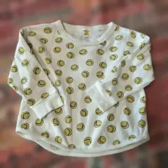 MARKETY'S スマイリーフェイス柄 長袖カットソー 100