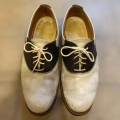 GEORGECOX レースアップシューズ ホワイト×ブラック vibramソールのサムネイル