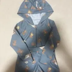 futafuta ラッシュガード くま柄 90cm