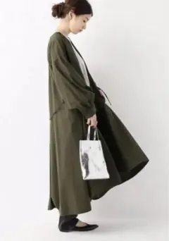 JOURNAL STANDARD Aラインモールスキンワンピースコートのサムネイル