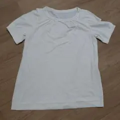 レリアン　半袖シャツ ホワイト コットン麻混紡