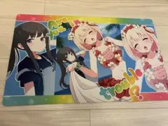 初版文字無 スリーブ プレイマット 桜満集 ミッドナイトブルー