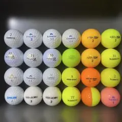 kasco モデル,カラー混合 ロストボール 24個